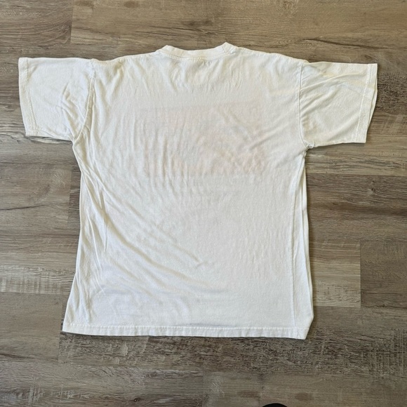 1990s Jamaica white t-shirt
We be Jammin! 
Fits mens L - Picture 3 of 5